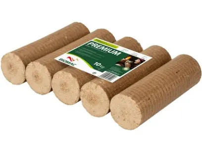 DŘEVĚNÉ BRIKETY PREMIUM - BALÍK 10KG